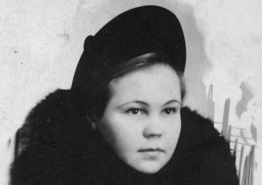 Мария Сосновских в 50-е годы.