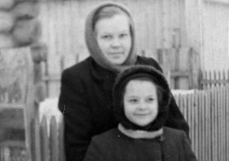 Мария Сосновских с дочерью Надеждой