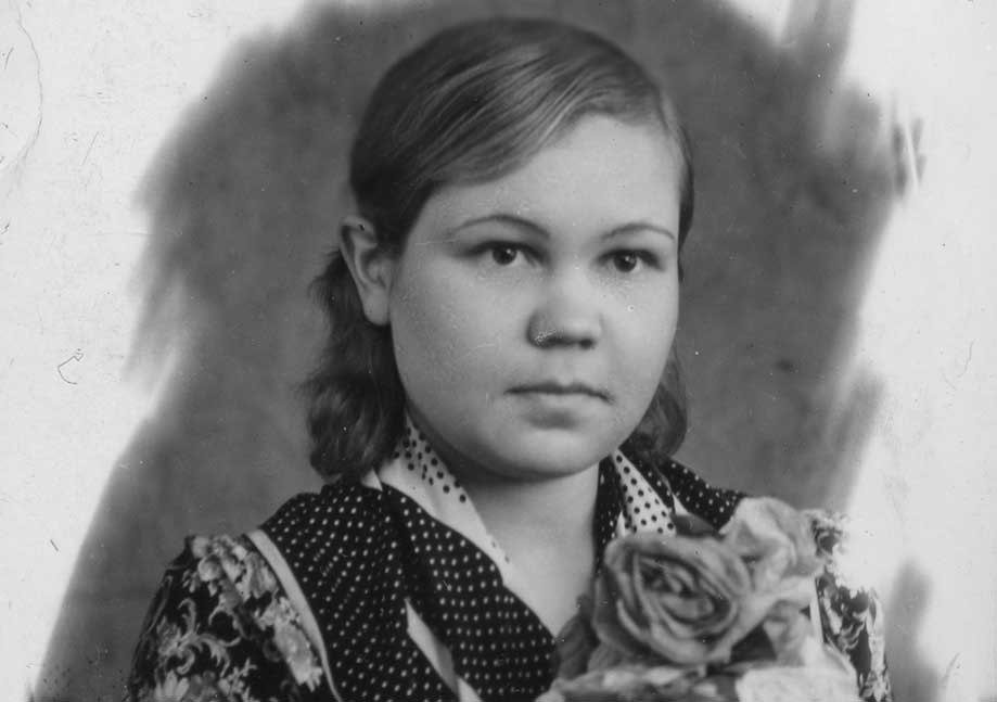 Мария Сосновских в 1945 году.