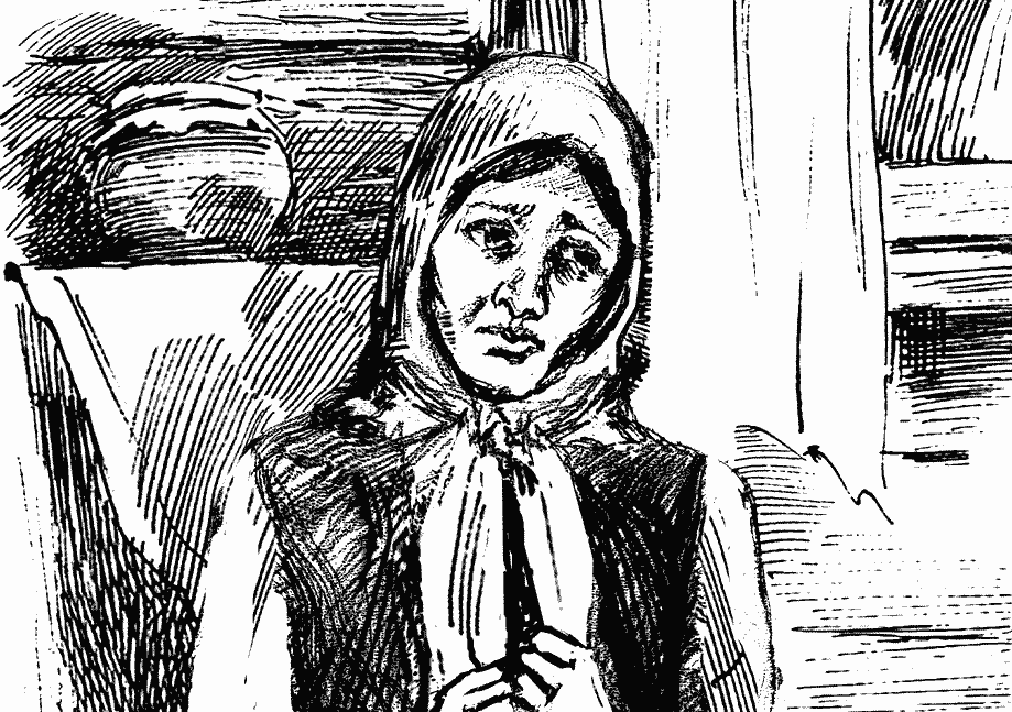 Иллюстрация к 45 главе «Марьянкина свадьба» романа «Переселенцы»